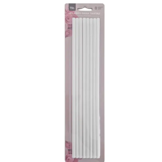 Pilares para tartas de varios pisos 30 x 0,6 cm (8) - Azucren