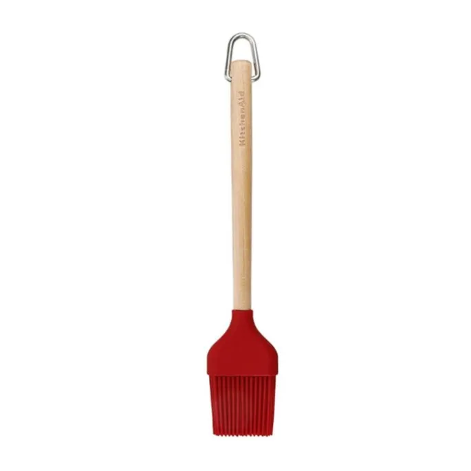 Pincel rojo mini mango madera 22 cm - Silicona - KitchenAid