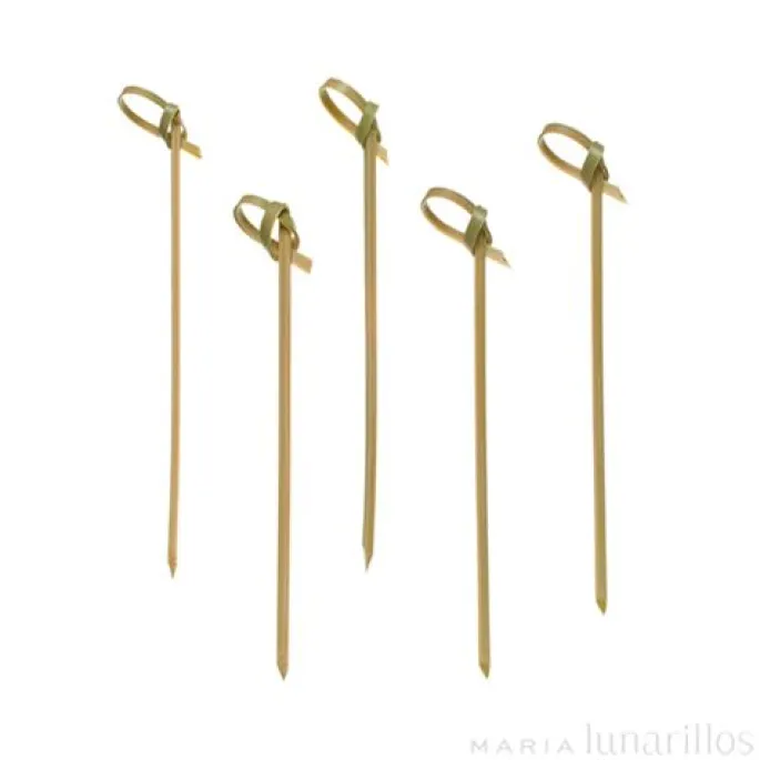 Pinchos-brochetas con lazo para aperitivos 10 cm (40) - Papstar