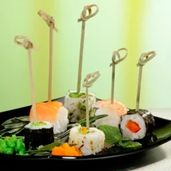 Pinchos-brochetas con lazo para aperitivos 10 cm (40) - Papstar