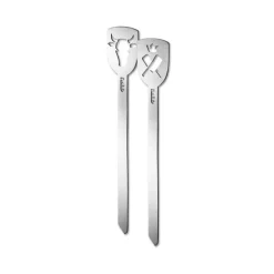 Pinchos para hamburguesas Torro 19 cm (2) - Acero inoxidable - Gefu
