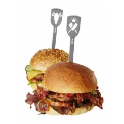 Pinchos para hamburguesas Torro 19 cm (2) - Acero inoxidable - Gefu