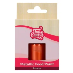 Pintura comestible metalizada bronce 30 ml - Funcakes