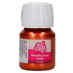 Pintura comestible metalizada bronce 30 ml - Funcakes