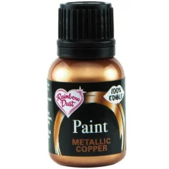 Pintura comestible metalizada cobre - Rainbow Dust