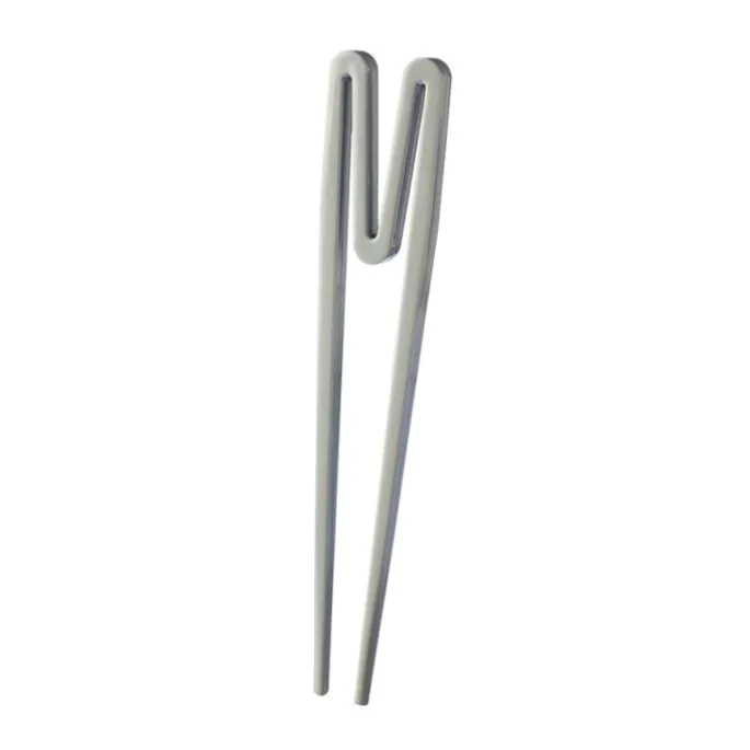 Pinzas grises con forma de palillos chinos 20 cm - Melamina - Typhoon