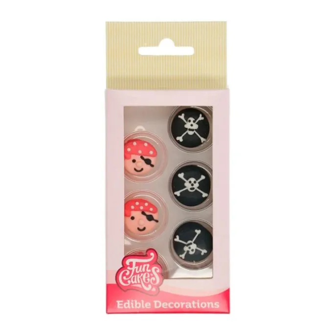 Piratas y calaveras de azúcar (12) - Sin gluten - Funcakes