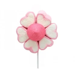 Piruleta de gominolas flor