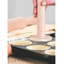 Pisador doble de madera para tartaletas - Ibili