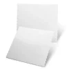 Plato cuadrado ondulado blanco 30 cm