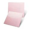 Plato cuadrado ondulado rosa bebé 25 cm - Pastkolor
