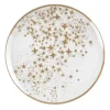 Plato de cerámica estrellas doradas 18 cm - Miss Étoile