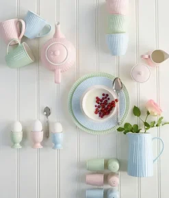 Plato de cerámica para postre Alice Pale Pink 22,5 cm - GreenGate