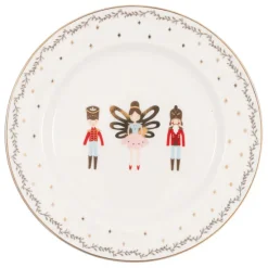 Plato de cerámica para postre Cindarella White 20,5 cm - GreenGate