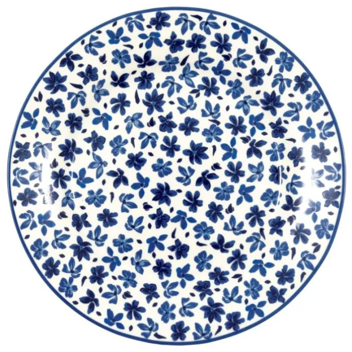 Plato de cerámica para postre Dahla White 20,5 cm - GreenGate