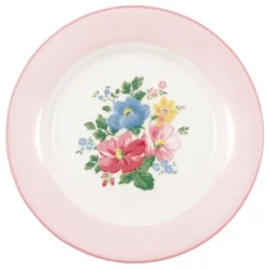 Plato de cerámica para postre Josefina White 20,5 cm - GreenGate