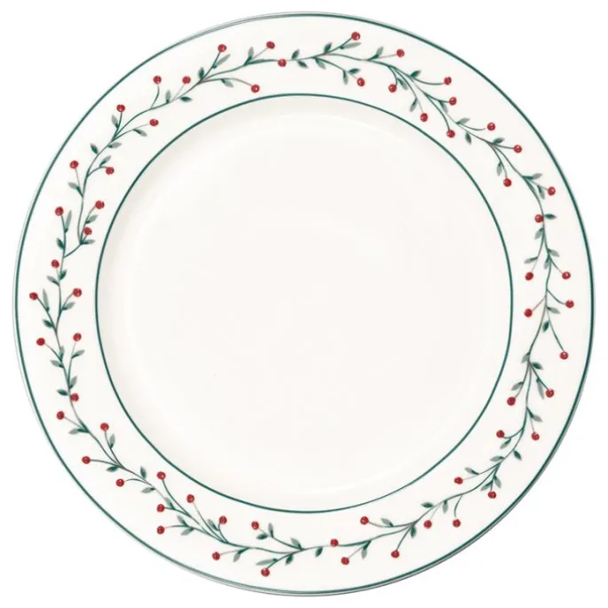 Plato de cerámica para postre Lucie White 20,5 cm - GreenGate