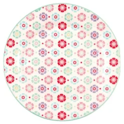 Plato de cerámica para postre Rike White 20,5 cm - GreenGate