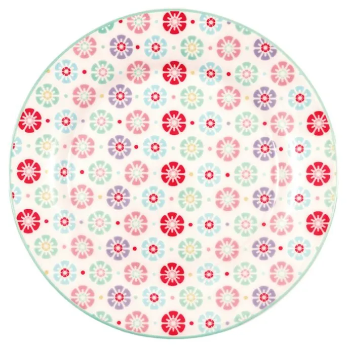 Plato de cerámica para postre Rike White 20,5 cm - GreenGate
