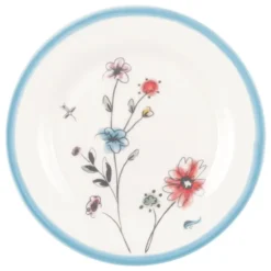 Plato de cerámica para postre Venissa White 20,5 cm - GreenGate
