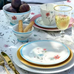 Plato de cerámica para postre Venissa White 20,5 cm - GreenGate