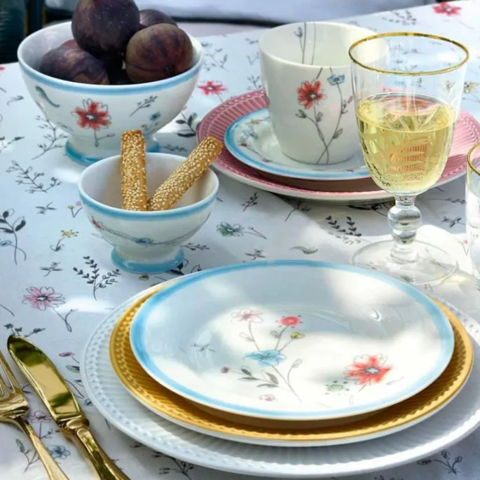 Plato de cerámica para postre Venissa White 20,5 cm - GreenGate