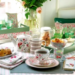 Plato de cerámica pequeño Mozy Pale Pink 15 cm - GreenGate