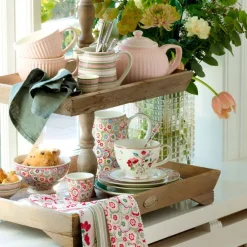 Plato de cerámica pequeño Mozy Pale Pink 15 cm - GreenGate