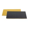 Plato negro y dorado 20 x 30 cm - Decora