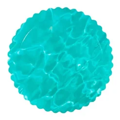 Plato redondo ondulado agua 25 cm
