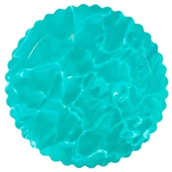 Plato redondo ondulado agua 30 cm