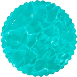 Plato redondo ondulado agua 35 cm