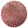 Plato redondo ondulado madera 35 cm