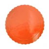 Plato redondo ondulado naranja 20 cm