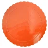 Plato redondo ondulado naranja 30 cm