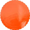 Plato redondo ondulado naranja 35 cm