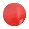 Plato redondo ondulado rojo 25 cm