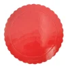 Plato redondo ondulado rojo 30 cm