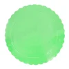 Plato redondo ondulado verde claro 25 cm
