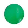 Plato redondo ondulado verde metalizado 20 cm