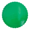 Plato redondo ondulado verde metalizado 30 cm