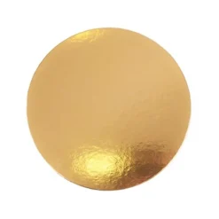 Plato redondo para tarta dorado 24 cm