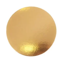Plato redondo para tarta dorado 26 cm