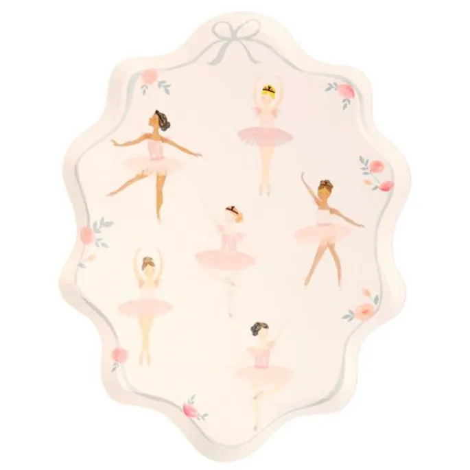 Platos bailarinas 24,5 cm (8) - Meri Meri