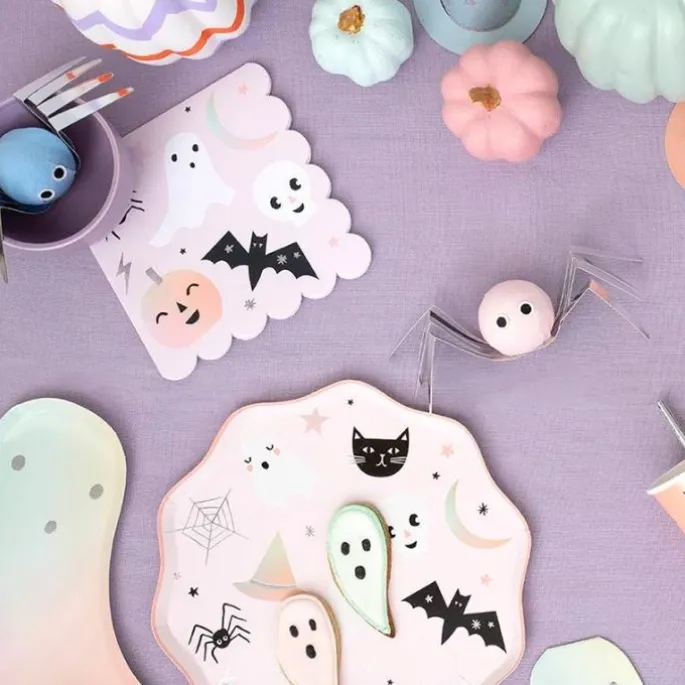 Platos bruja Halloween 29 cm (8) - Meri Meri + REGALO servilletas