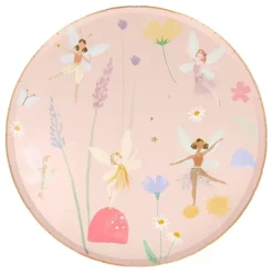 Platos con bordes rectos Hadas 26 cm (8) - Meri Meri