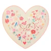 Platos corazón Love 23 cm (8) - Meri Meri