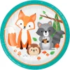 Platos de papel animales del bosque Wild One 22 cm (8) - Creative Converting