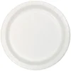 Platos de papel blancos 23 cm (8) - Conver Party