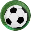 Platos de papel campo de fútbol 22,5 cm (8) - Conver Party